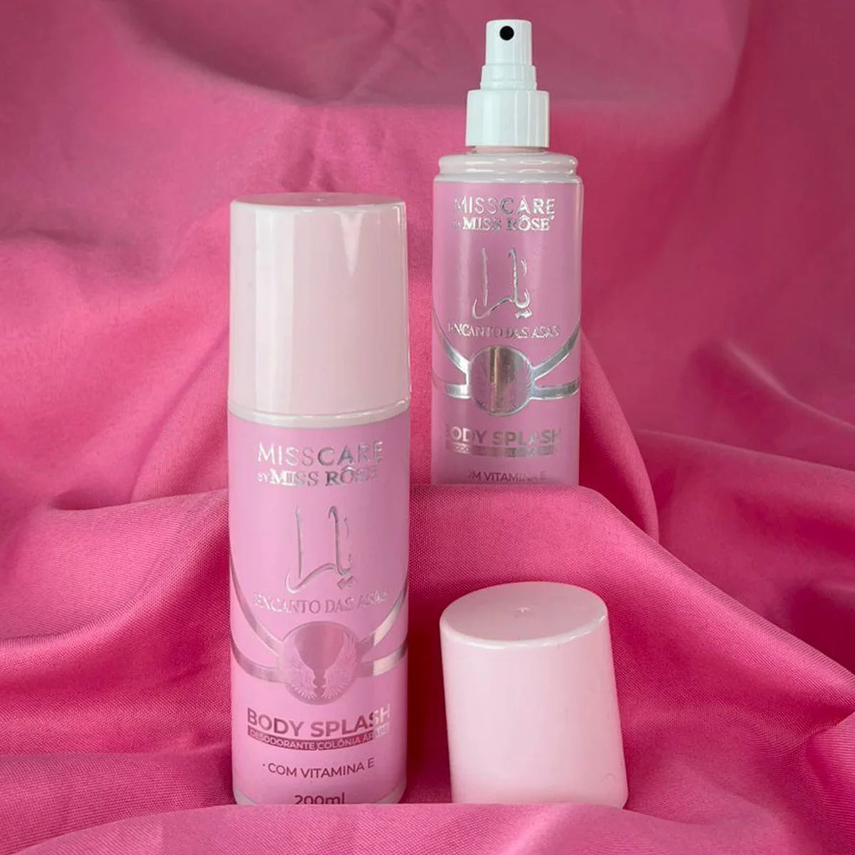 Splash Corporal Feminino Charm of the Wings 200ml - Miss Care by Miss Rôse · Desodorante com Vitamina E · Inspiração Árabe Yar a
