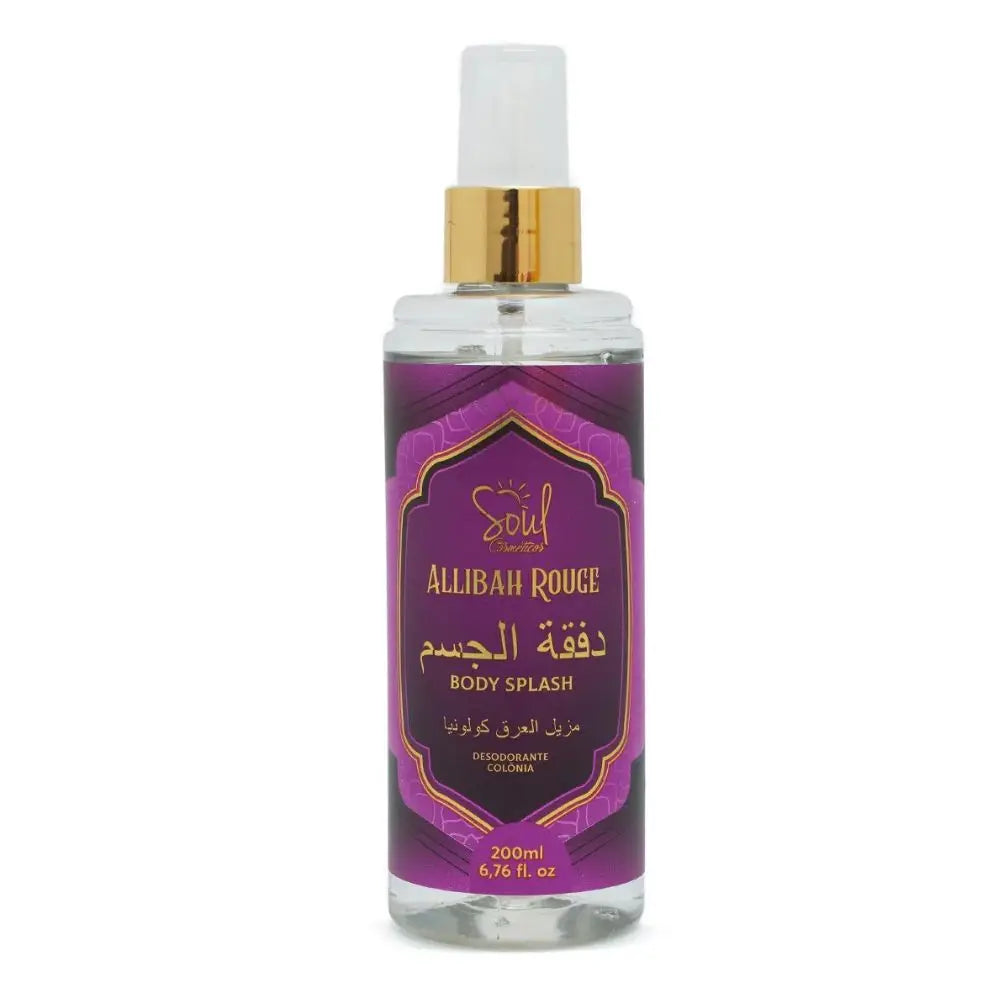 Body Splash Deodorant Cologne Soul Cosmetics