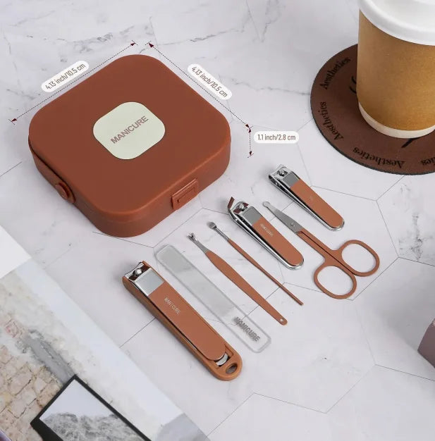 Conjunto de Cortadores de Unha – Kit com 8 Peças