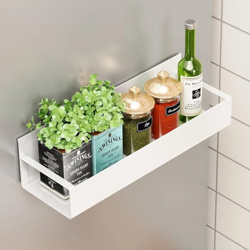 Cesta Magnética de Armazenamento para Geladeira, Suporte de Armazenamento Multifuncional para Cozinha, Cesta de Armazenamento que Economiza Espaço para Refrigerador
